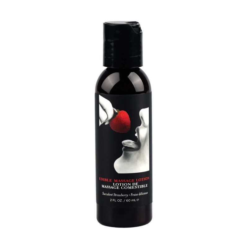 Earthly Body Hemp Seed by Night Edible Lotion - 2 oz Strawberry Earthly Body Hemp Seed by Night Edible Lotion - 2 oz Strawberry