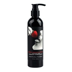 Earthly Body Hemp Seed by Night Edible Lotion - 8 oz Strawberry