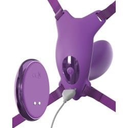 Fantasy For Her Ultimate G-Spot Butterfly Strap On - Purple