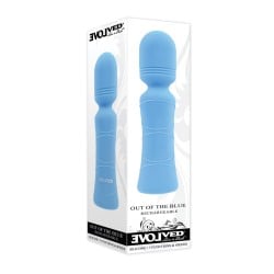 Evolved Out of The Blue Vibrating Mini Wand - Blue
