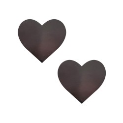 Neva Nude Temperature Reactive Heart Pasties - Neon Pink