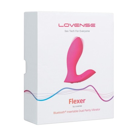  equalsLovense Flexer Dual Panty Vibrator - Pink