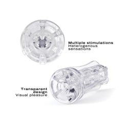 Dorcel Deep Blow Multi Sensation Sleeve - Clear