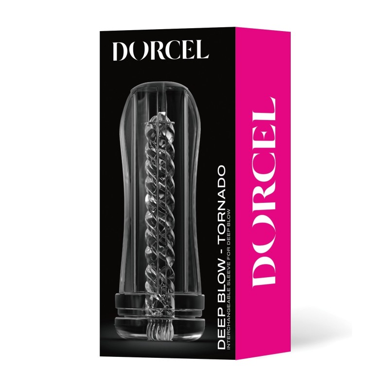 Dorcel Deep Blow Tornado Sleeve - Clear Dorcel Deep Blow Tornado Sleeve - Clear