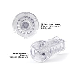 Dorcel Deep Blow Tornado Sleeve - Clear