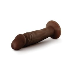 Blush Dr. Skin Plus 6" Posable Dildo - Chocolate
