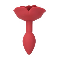 Lux Active Red Rose Silicone Anal Plug