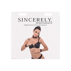 Sincerely Amber Neck & Wrist Restraint