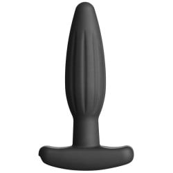 ElectraStim Silicone Noir Rocker Butt Plug - Medium