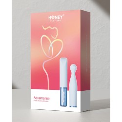 The Naughty Collection Interchangeable Heads Vibrator - Blu Bundle