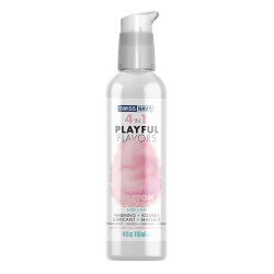 Swiss Navy 4 in 1 Playful Flavors Cotton Candy - 4 oz