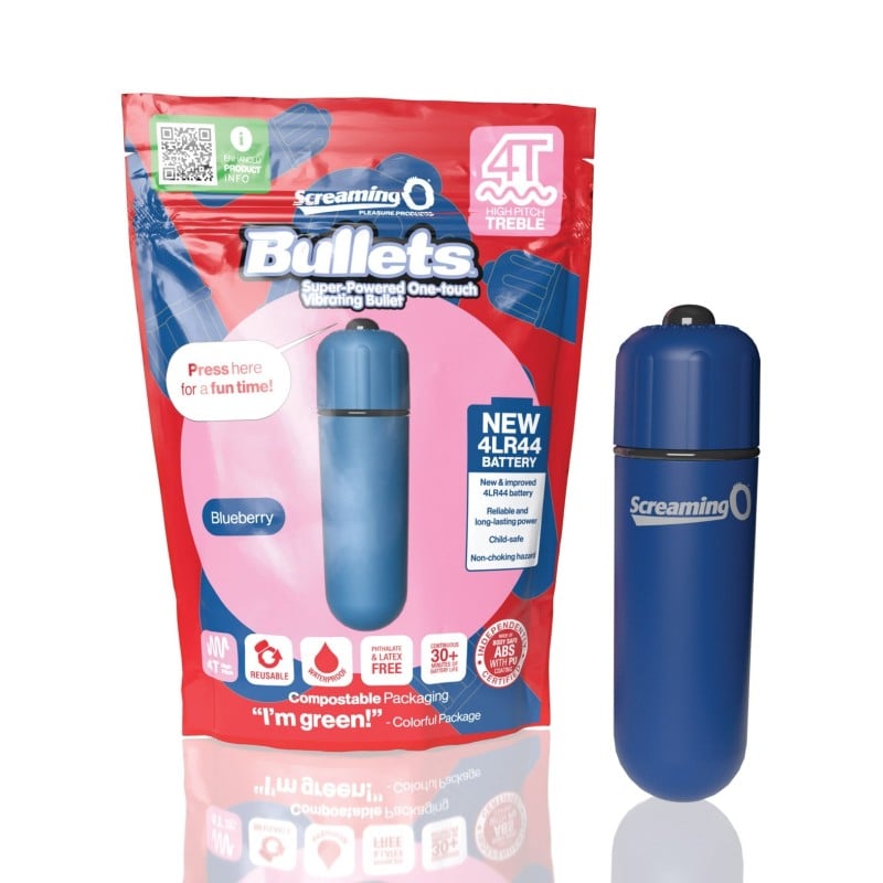 Screaming O 4T Bullet - Blueberry Screaming O 4T Bullet - Blueberry