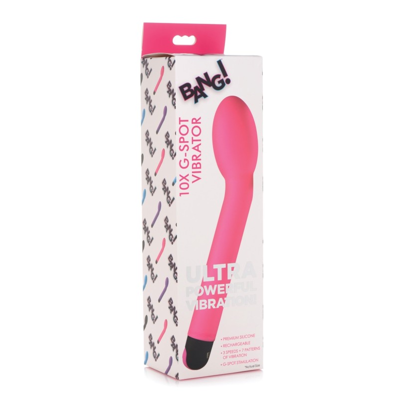 Bang! 10X G Spot Vibrator - Pink Bang! 10X G Spot Vibrator - Pink