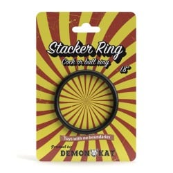 Demon Kat 1.8' Stacker Ring - Black